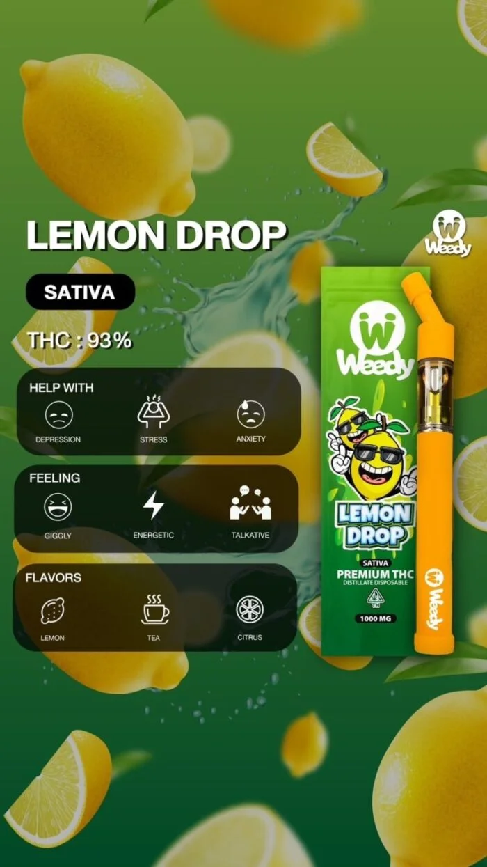 Weedy Weed Pod - Lemon Drops strain