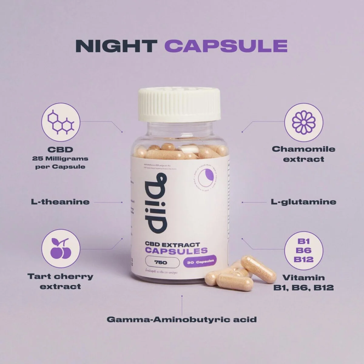 CBD night capsules
