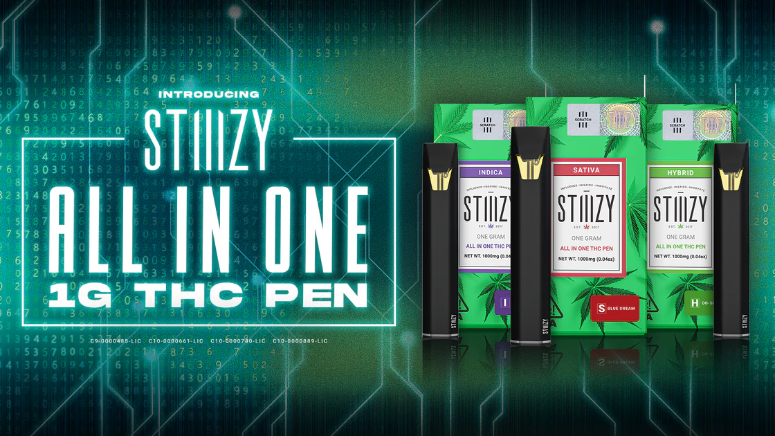 STIIIZY all in one THC disposable pod